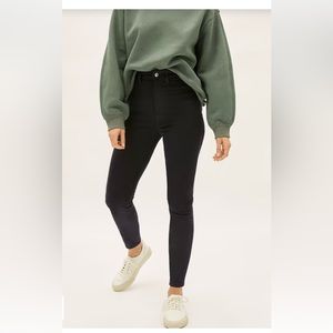 Everlane High Rise black skinny jean